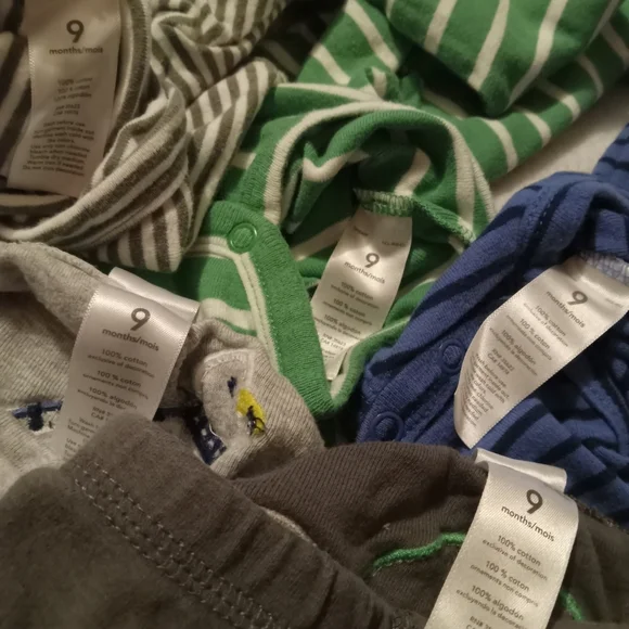 Carter's 5pc Matching Pants & Onsie Bundle - Picture 2 of 3